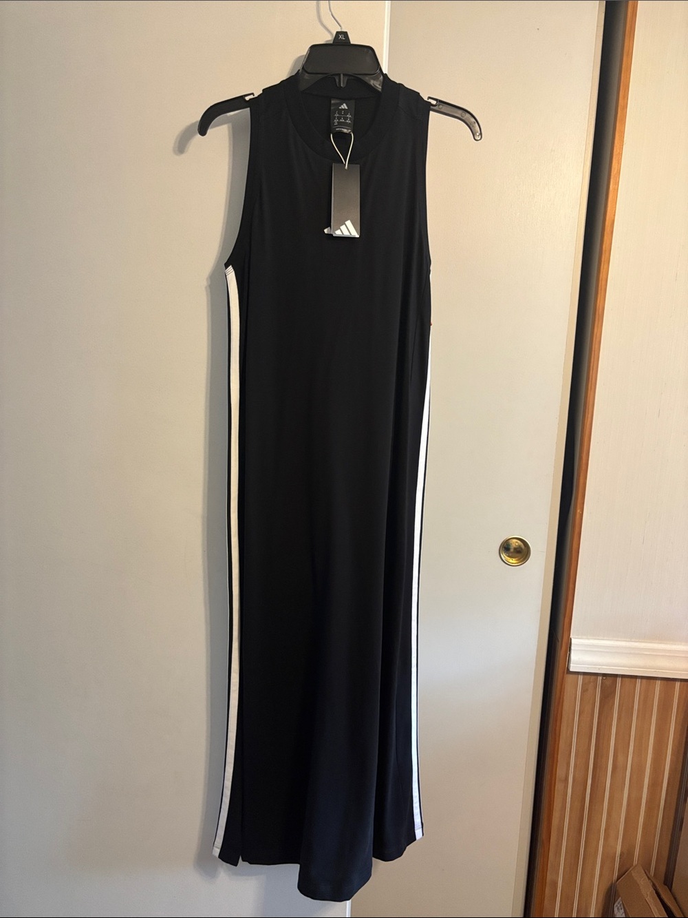 Adidas 3 stripe long racer back sporty dress NWT size medium - Picture 2 of 13